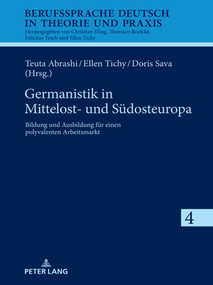 cover image of Germanistik in Mittelost- und Suedosteuropa